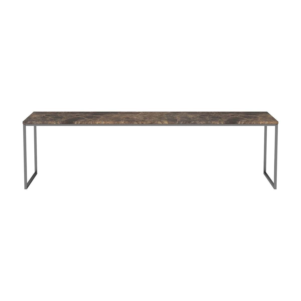 Bolia Como salontafel 160x44 cm bruin marmer, roestvrij staal, 42 cm, 03-061-25_00055