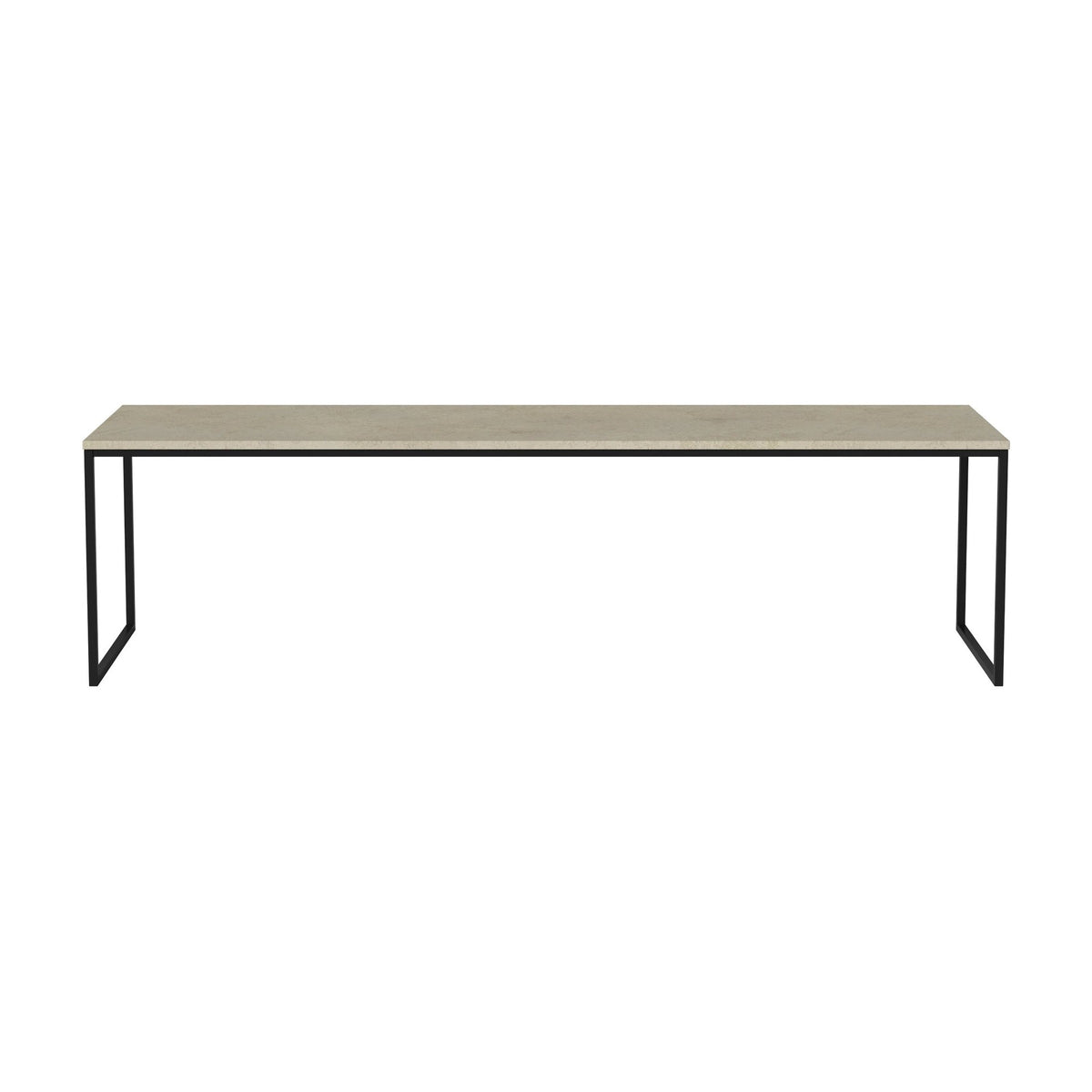 Bolia Como salontafel 160x44 cm jura grey marmer, zwartgelakt staal, 42 cm, 03-061-25_00060
