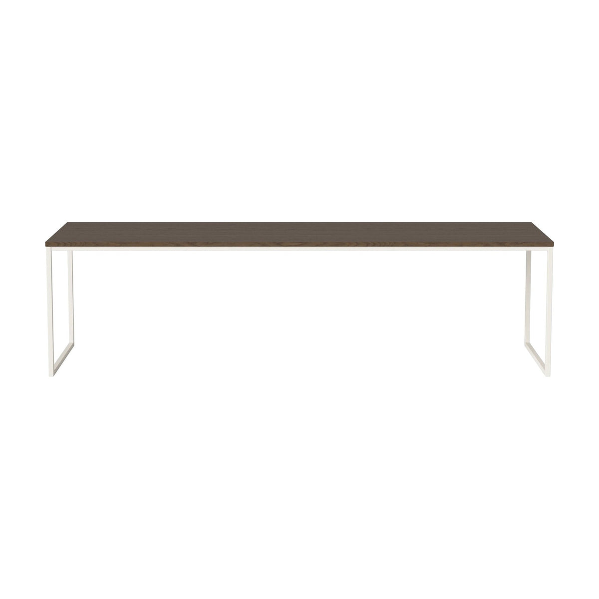Bolia Como salontafel 160x44 cm donker geolied eiken, crèmegelakt staal, 42 cm, 03-061-25_00068