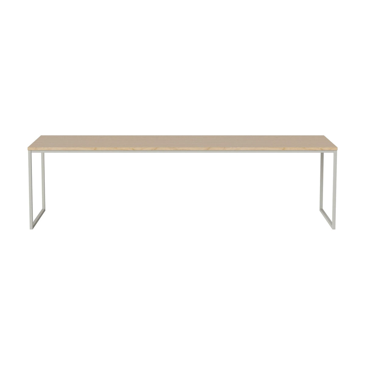 Bolia Como salontafel 160x44 cm wit gepigmenteerd geolied eiken, grijsgelakt staal, 42 cm, 03-061-25_00074
