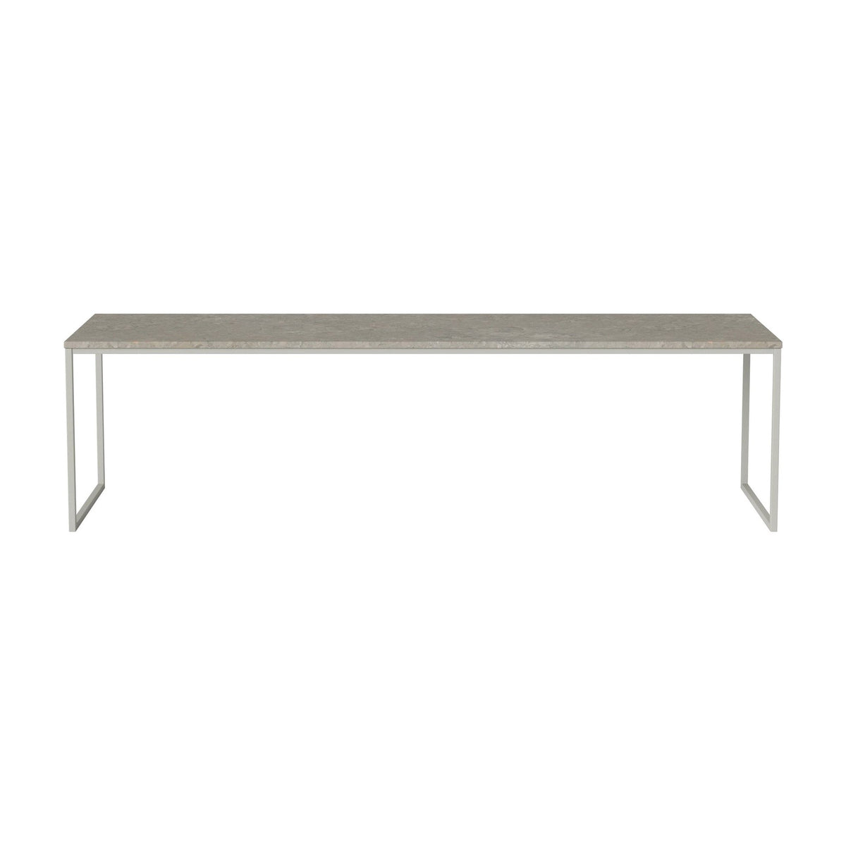 Bolia Como salontafel 160x44 cm grigio bottarga marmer, grijsgelakt staal, 42 cm, 03-061-25_00076