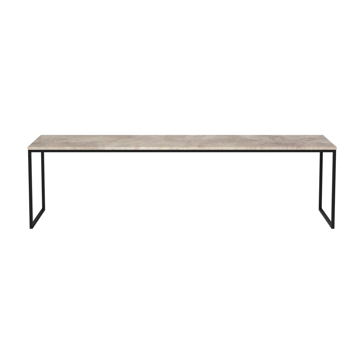 Bolia Como salontafel 160x44 cm beige marmer, zwartgelakt staal, 42 cm, 03-061-25_00118