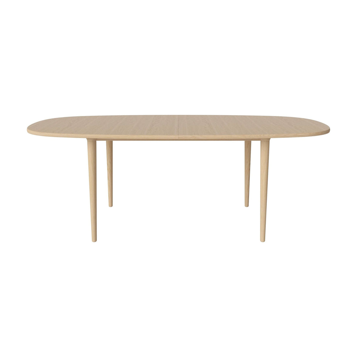 Bolia Yacht eettafel 210x100 cm wit gepigmenteerd geolied eiken, wit gepigmenteerd geolied eiken, conische poten, 03-096-06_10556449