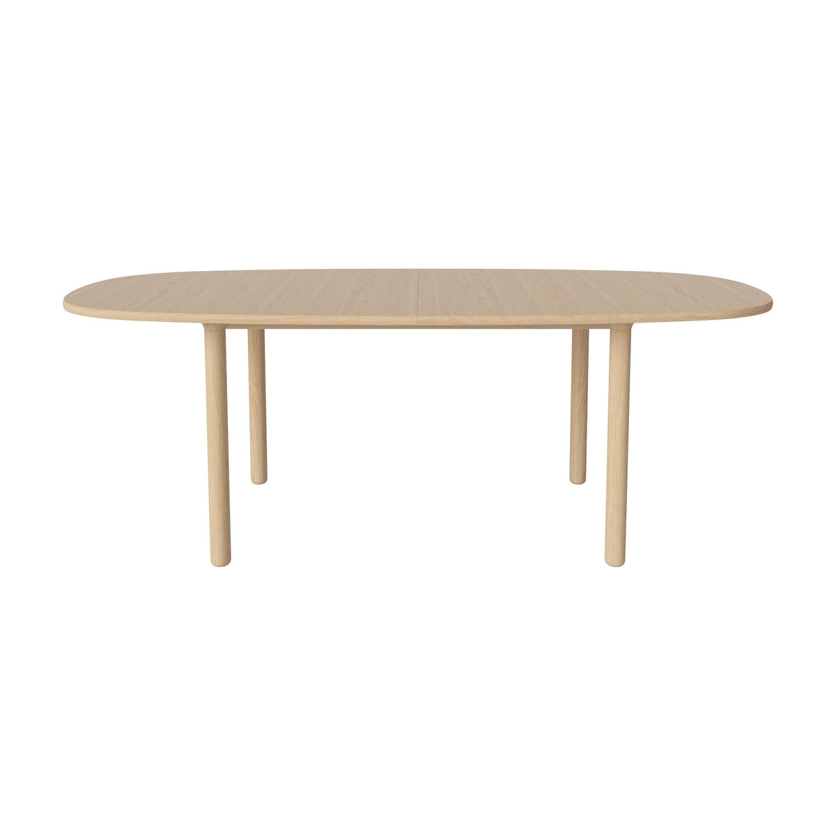 Bolia Yacht eettafel 210x100 cm wit gepigmenteerd geolied eiken, wit gepigmenteerd geolied eiken, ronde poten, 03-096-06_10556452