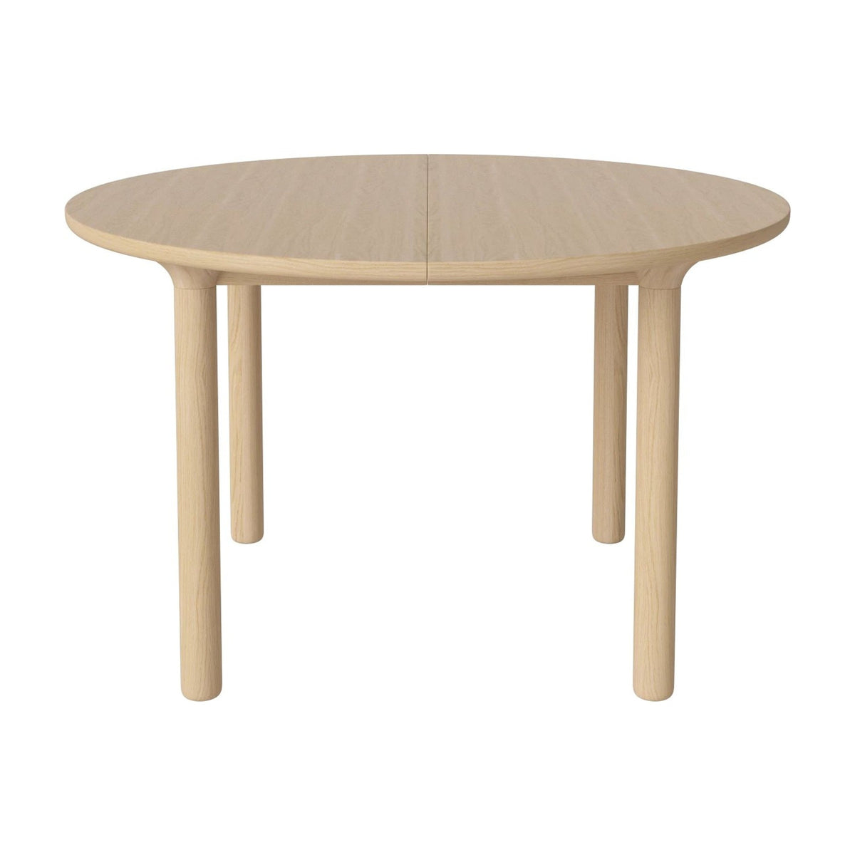 Bolia Yacht ronde eettafel Ø122 cm wit gepigmenteerd geolied eiken, wit gepigmenteerd geolied eiken, ronde poten, 03-096-07_10556452