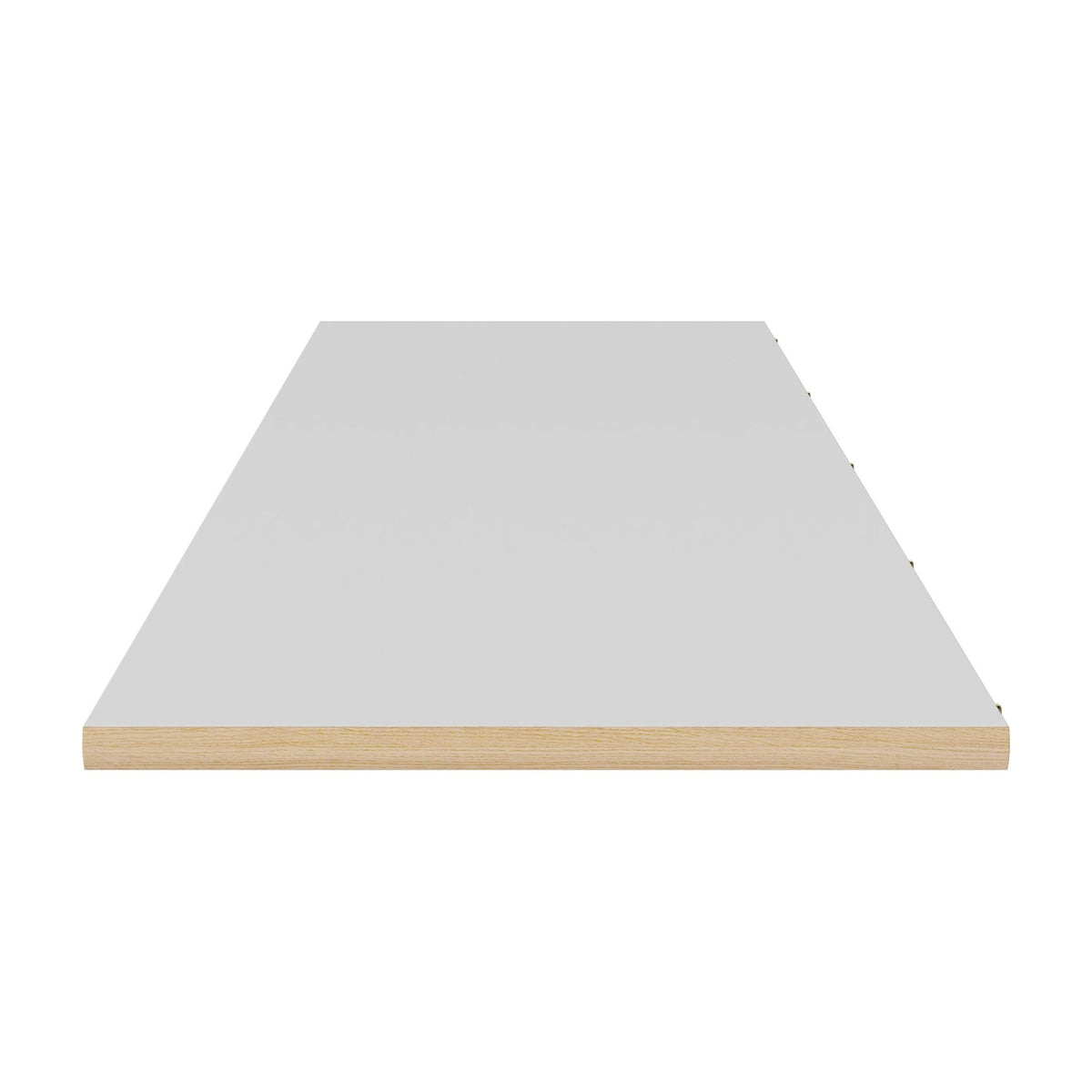 Bolia Yacht uittrekblad Ø122 cm wit gepigmenteerd geolied eiken, wit laminaat, 03-096-11_7827428