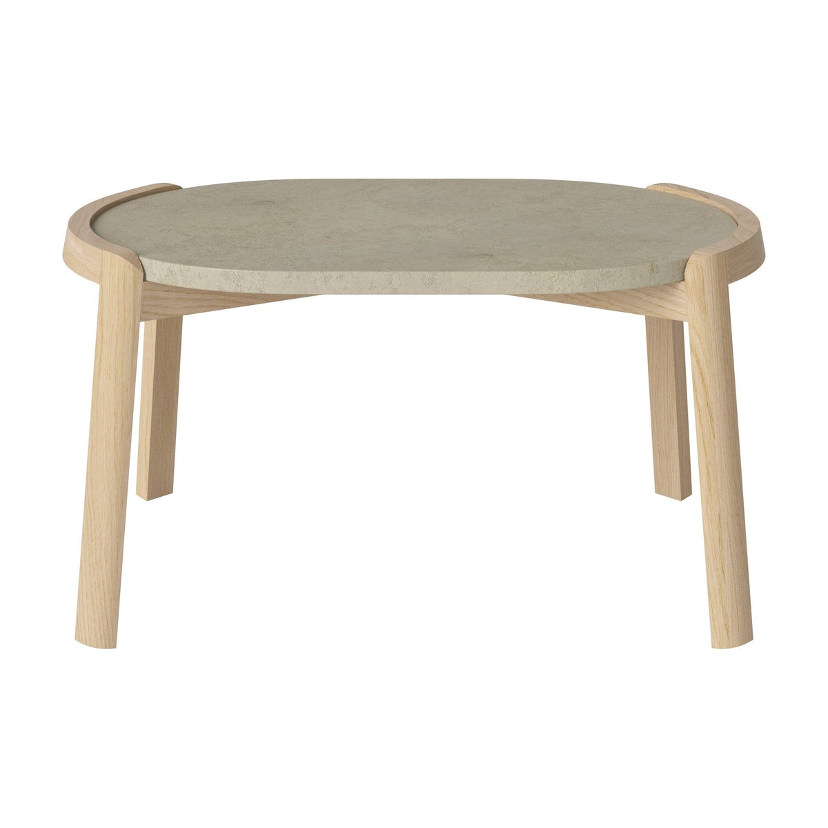 Bolia Mix ovale salontafel 66x41 cm jura grey marmer, wit gepigmenteerd geolied eiken, 35 cm, 03-097-15_00040