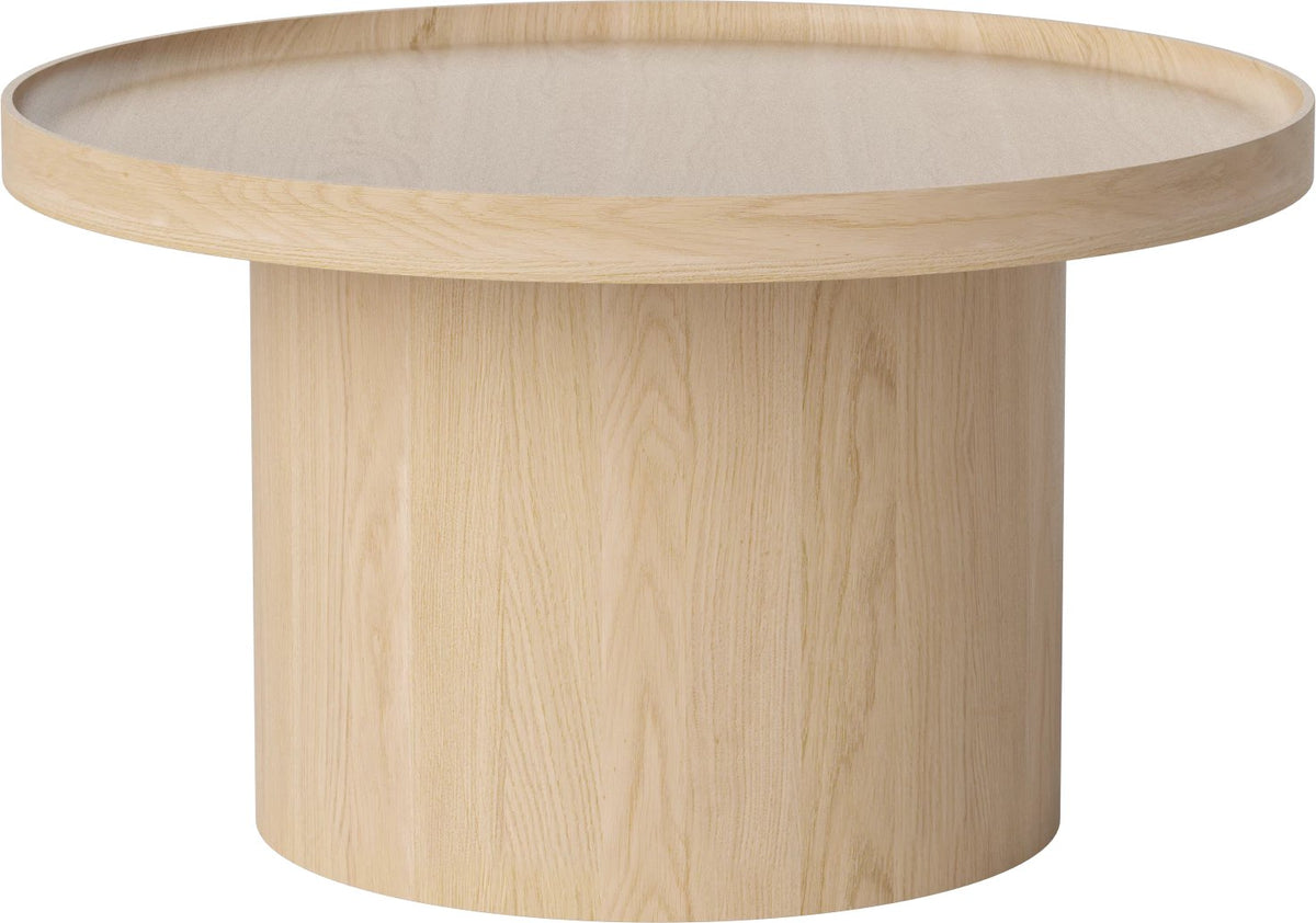 Bolia Plateau salontafel Ø74 cm wit gepigmenteerd gelakt eiken, 03-123-01_2467152