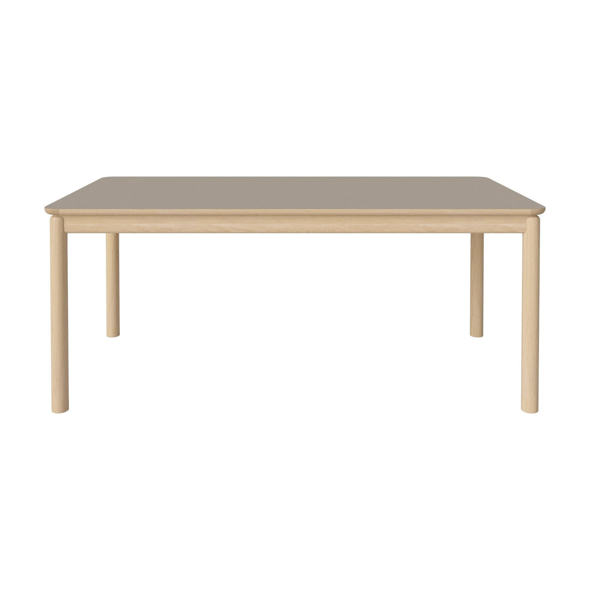Bolia Ronya eettafel 180x90 cm grijsbruin fenix-laminaat, wit gepigmenteerd geolied eiken, 03-135-01_00013