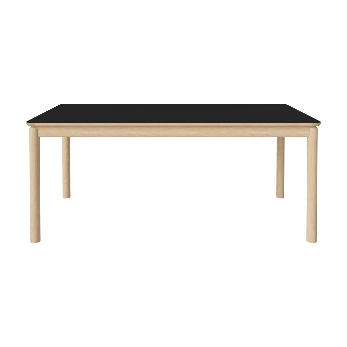 Bolia Ronya uitschuifbare eettafel 180x90 cm zwart fenix-laminaat, wit gepigmenteerd geolied eiken, 03-135-05_00001
