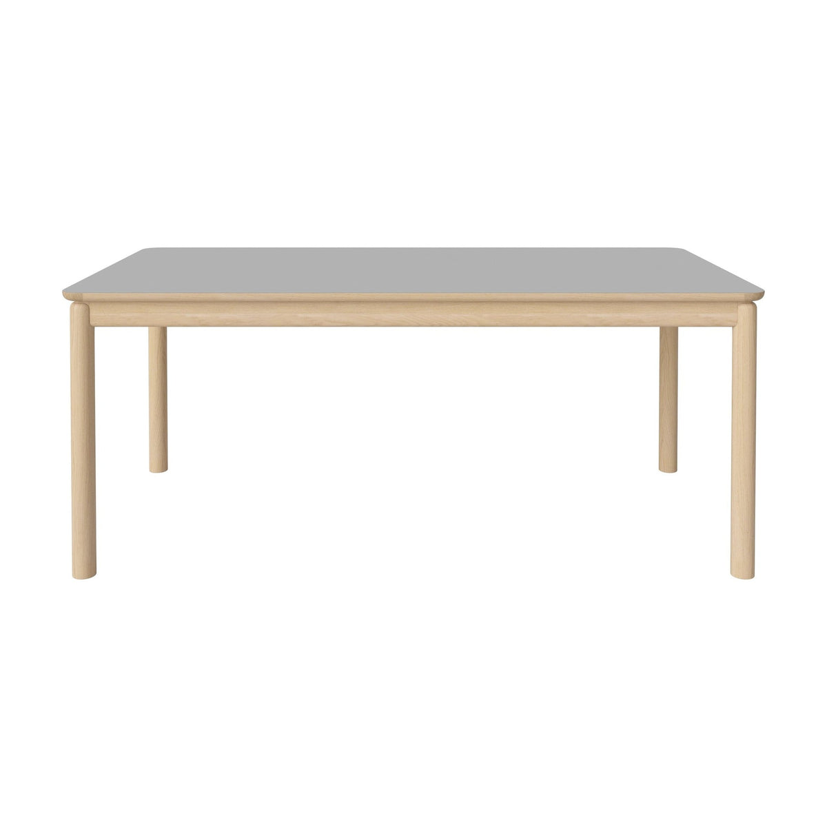 Bolia Ronya uitschuifbare eettafel 180x90 cm lichtgrijs fenix-laminaat, wit gepigmenteerd geolied eiken, 03-135-05_00003