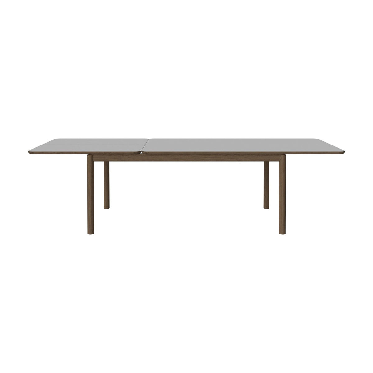 Bolia Ronya uitschuifbare eettafel 180x90 cm lichtgrijs fenix-laminaat, donker geolied eiken, 03-135-05_00014