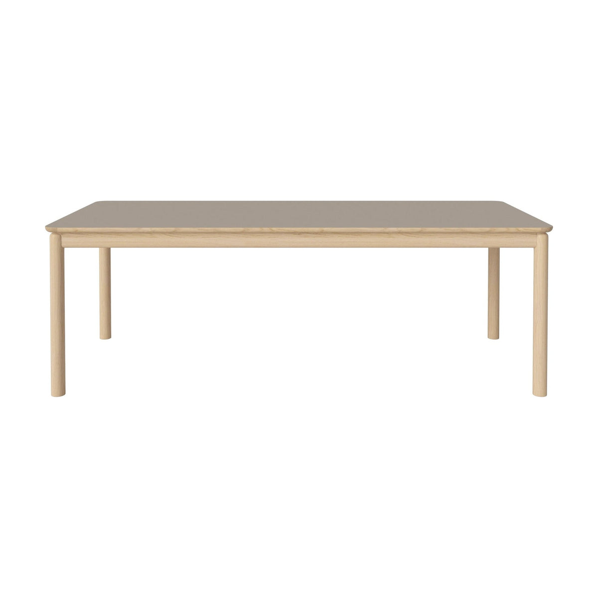 Bolia Ronya uitschuifbare eettafel 220x90 cm grijsbruin fenix-laminaat, wit gepigmenteerd geolied eiken, 03-135-15_00008