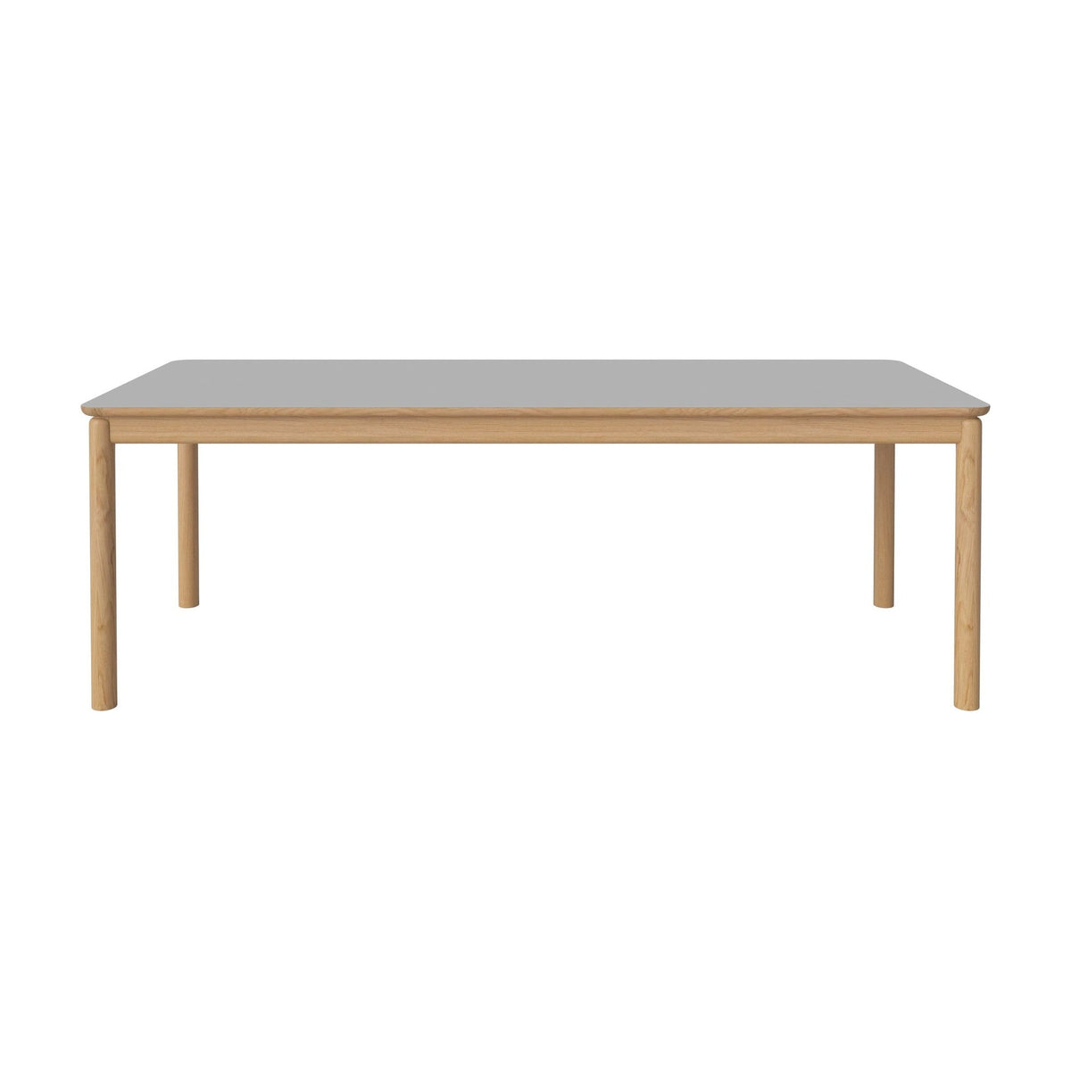 Bolia Ronya uitschuifbare eettafel 220x90 cm lichtgrijs fenix-laminaat, geolied eiken, 03-135-15_00009