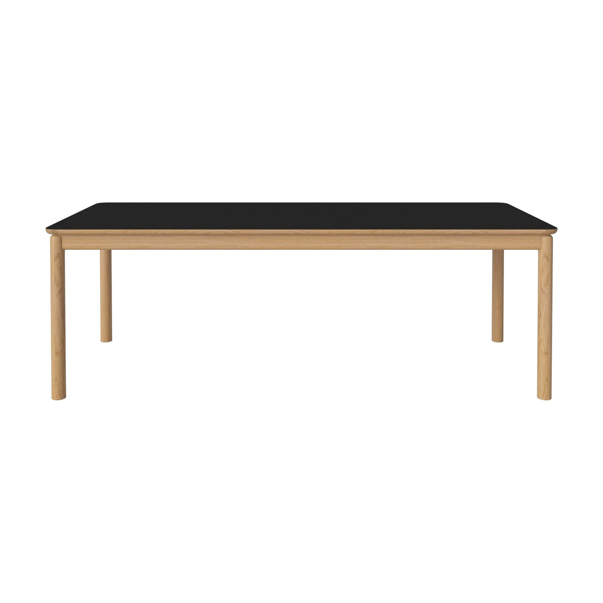 Bolia Ronya uitschuifbare eettafel 220x90 cm zwart fenix-laminaat, geolied eiken, 03-135-15_00010