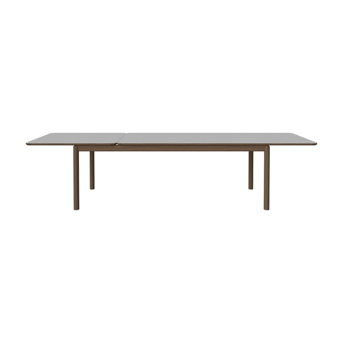 Bolia Ronya uitschuifbare eettafel 220x90 cm lichtgrijs fenix-laminaat, donker geolied eiken, 03-135-15_00014