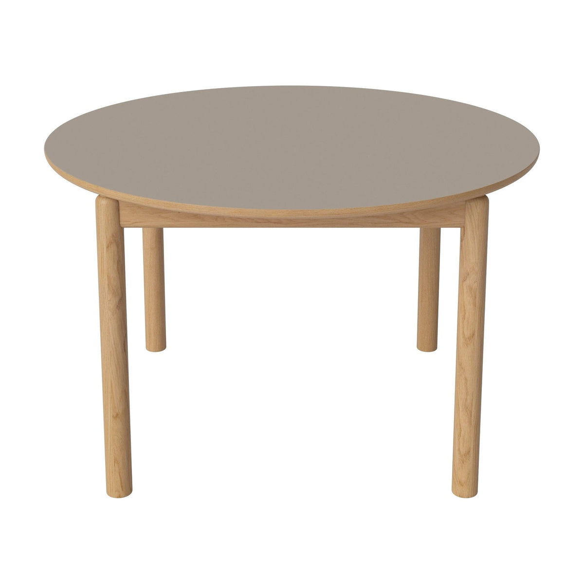 Bolia Ronya ronde eettafel Ø122 cm grijsbruin fenix-laminaat, geolied eiken, 03-135-20_00002