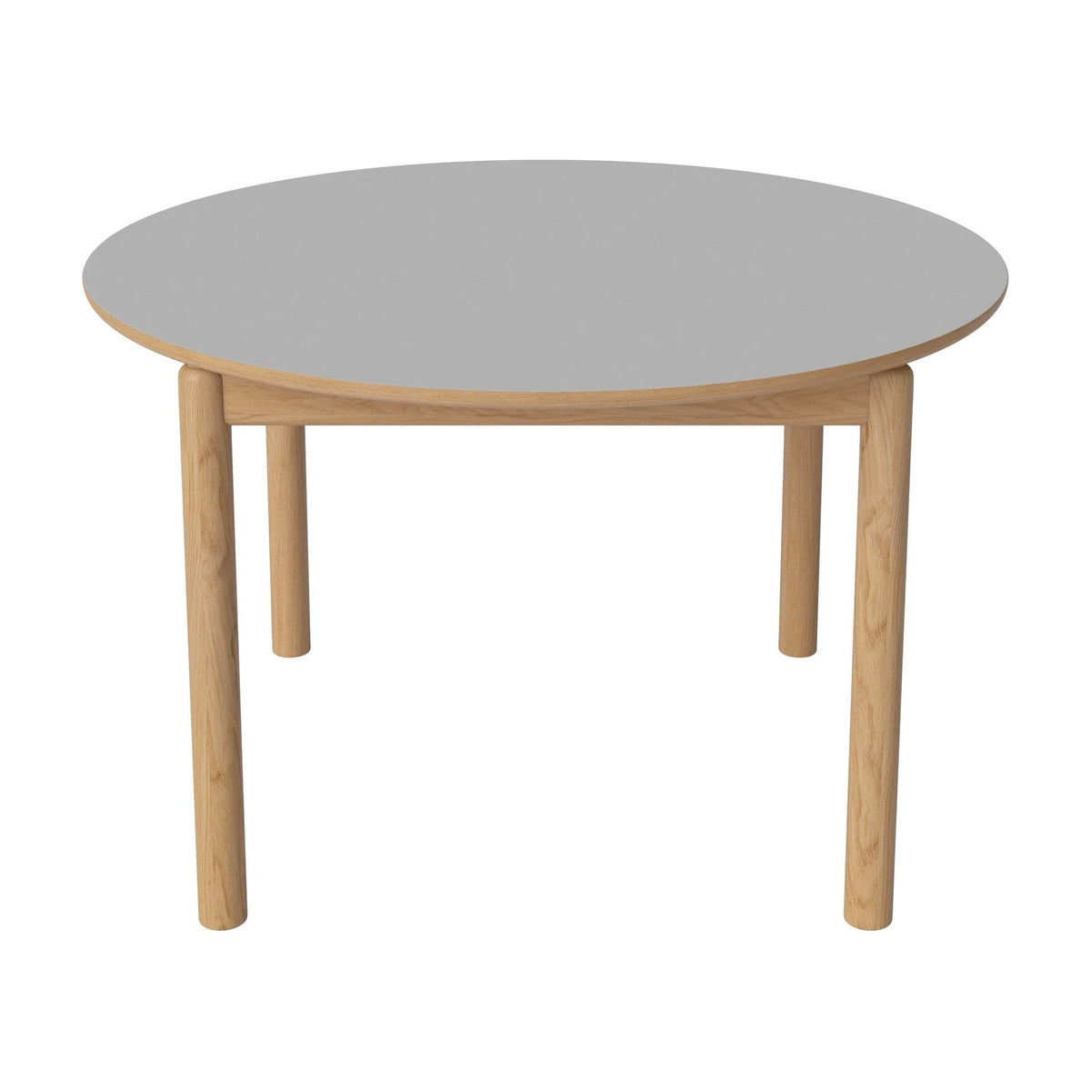 Bolia Ronya ronde eettafel Ø122 cm lichtgrijs fenix-laminaat, geolied eiken, 03-135-20_00009