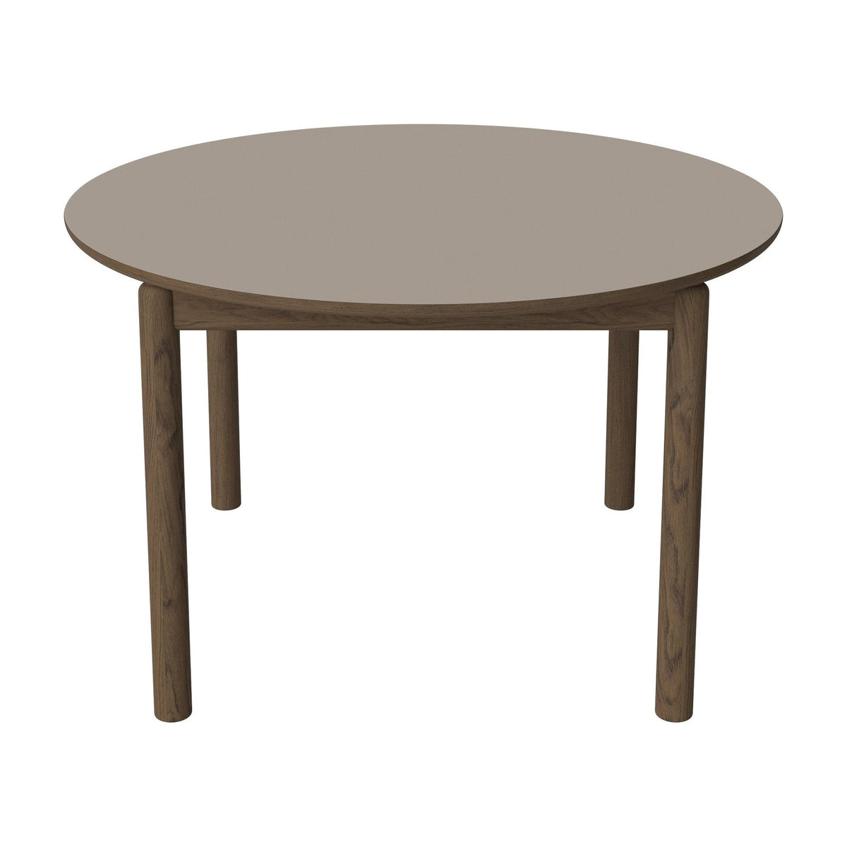 Bolia Ronya ronde eettafel Ø122 cm grijsbruin fenix-laminaat, donker geolied eiken, 03-135-20_00011