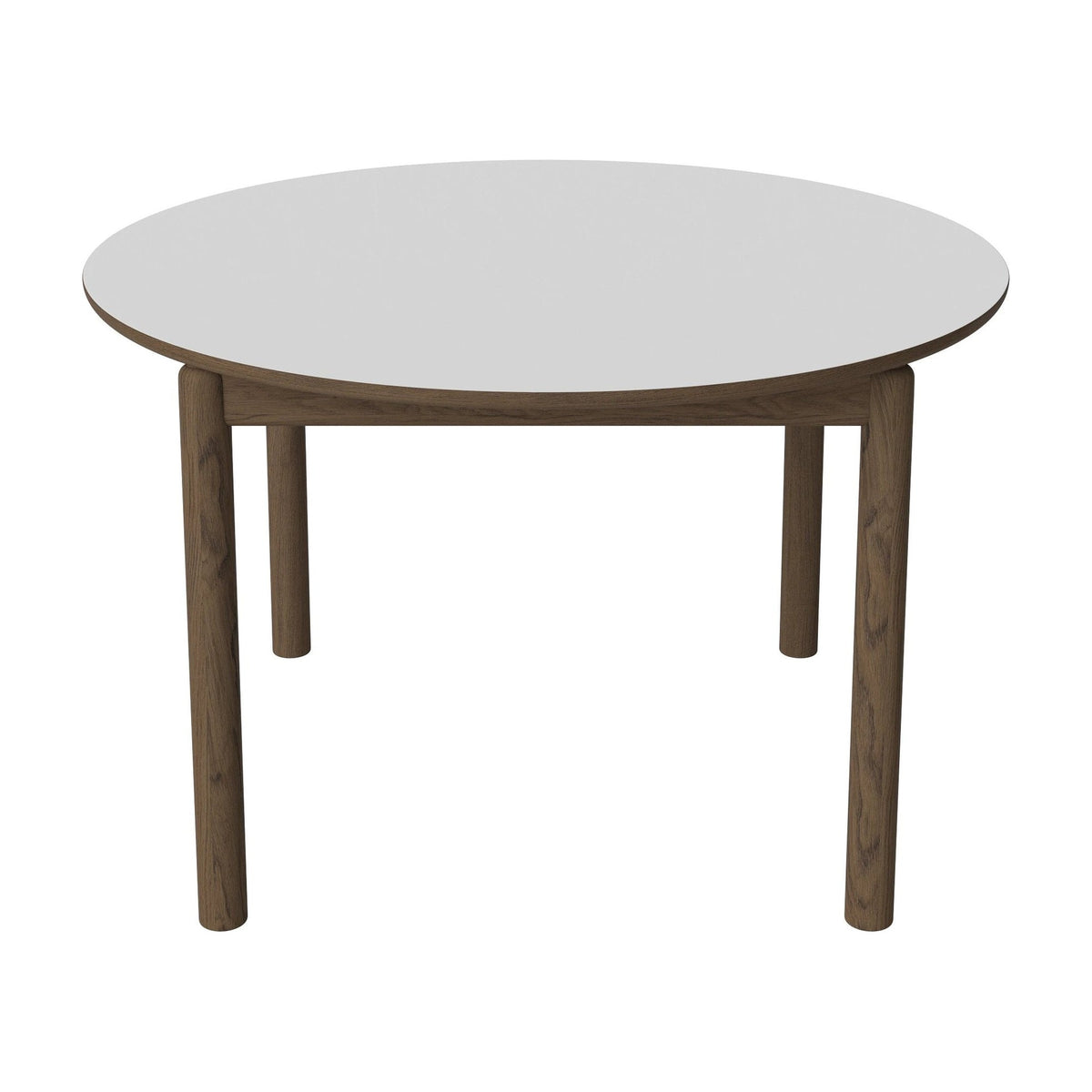 Bolia Ronya ronde eettafel Ø122 cm wit fenix-laminaat, donker geolied eiken, 03-135-20_00013