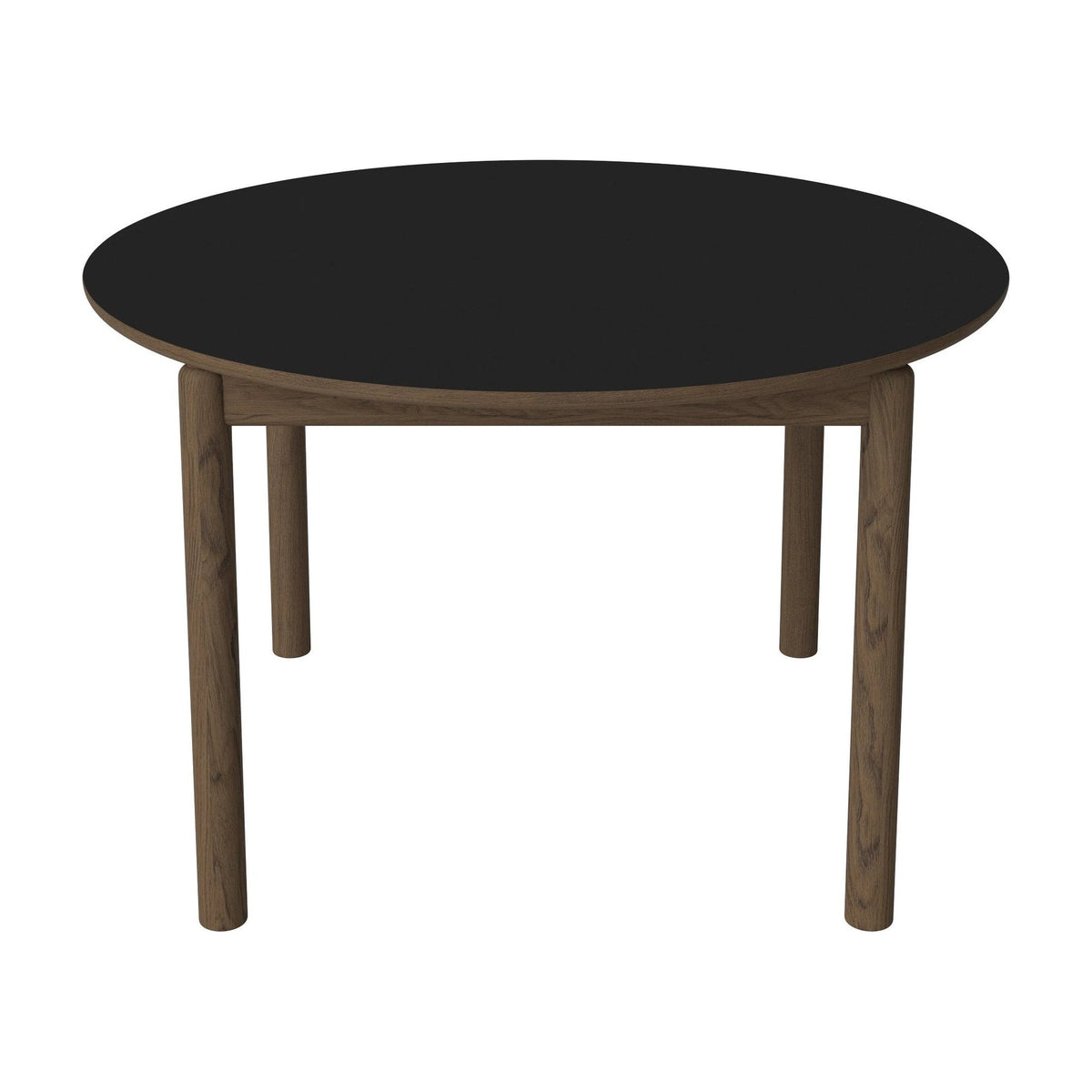Bolia Ronya ronde eettafel Ø122 cm zwart fenix-laminaat, donker geolied eiken, 03-135-20_00015