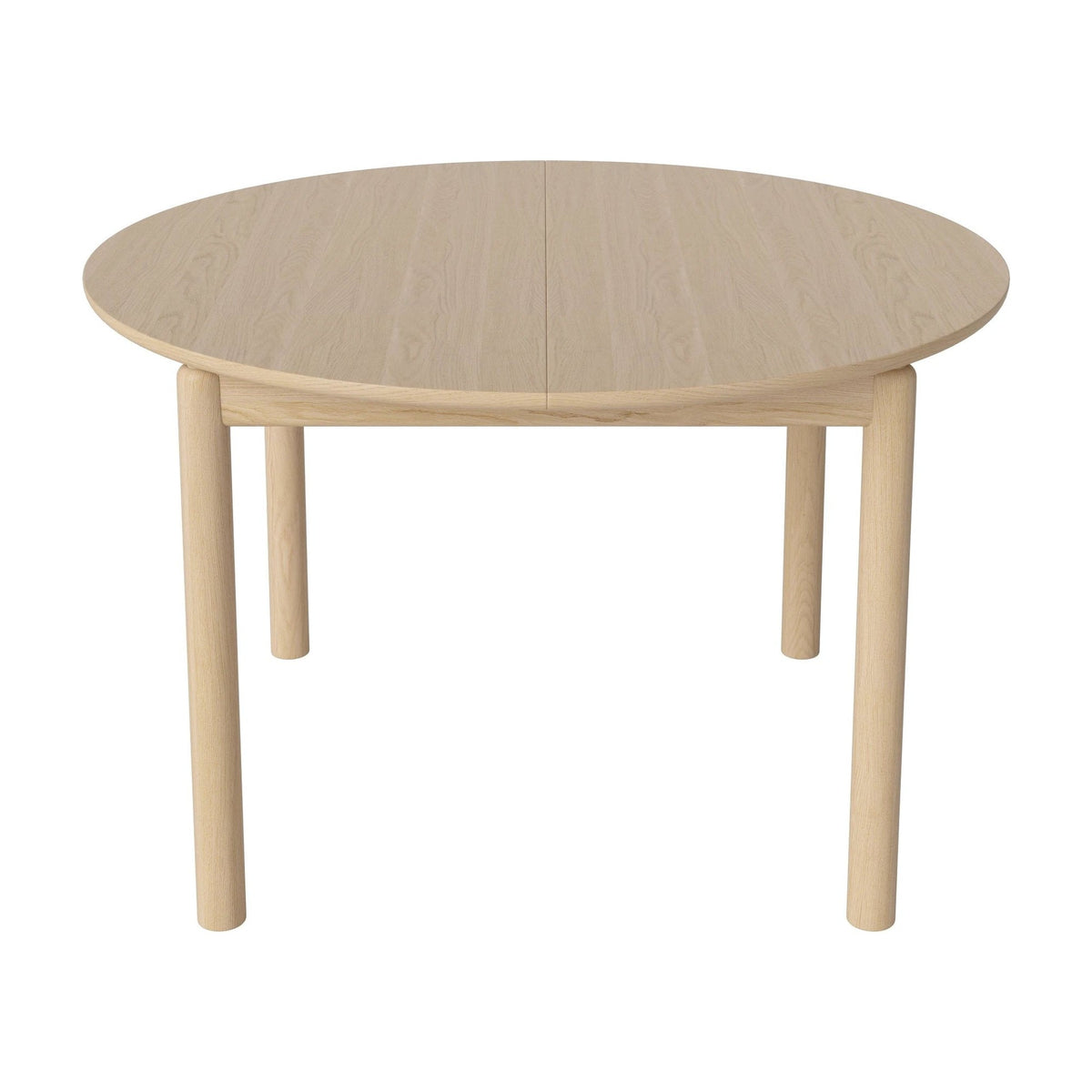 Bolia Ronya ronde uitschuifbare eettafel Ø122 cm wit gepigmenteerd geolied eiken, wit gepigmenteerd geolied eiken, 03-135-21_00007