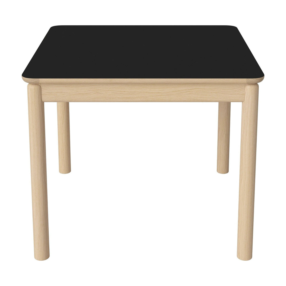 Bolia Ronya vierkante eettafel 90x90 cm zwart fenix-laminaat, wit gepigmenteerd geolied eiken, 03-135-22_00016