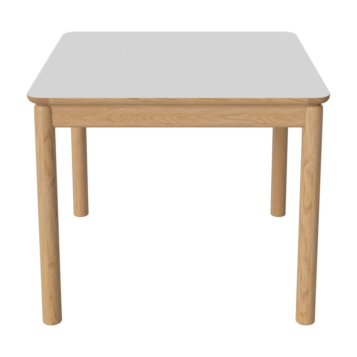 Bolia Ronya vierkante eettafel 90x90 cm wit fenix-laminaat, geolied eiken, 03-135-22_00020