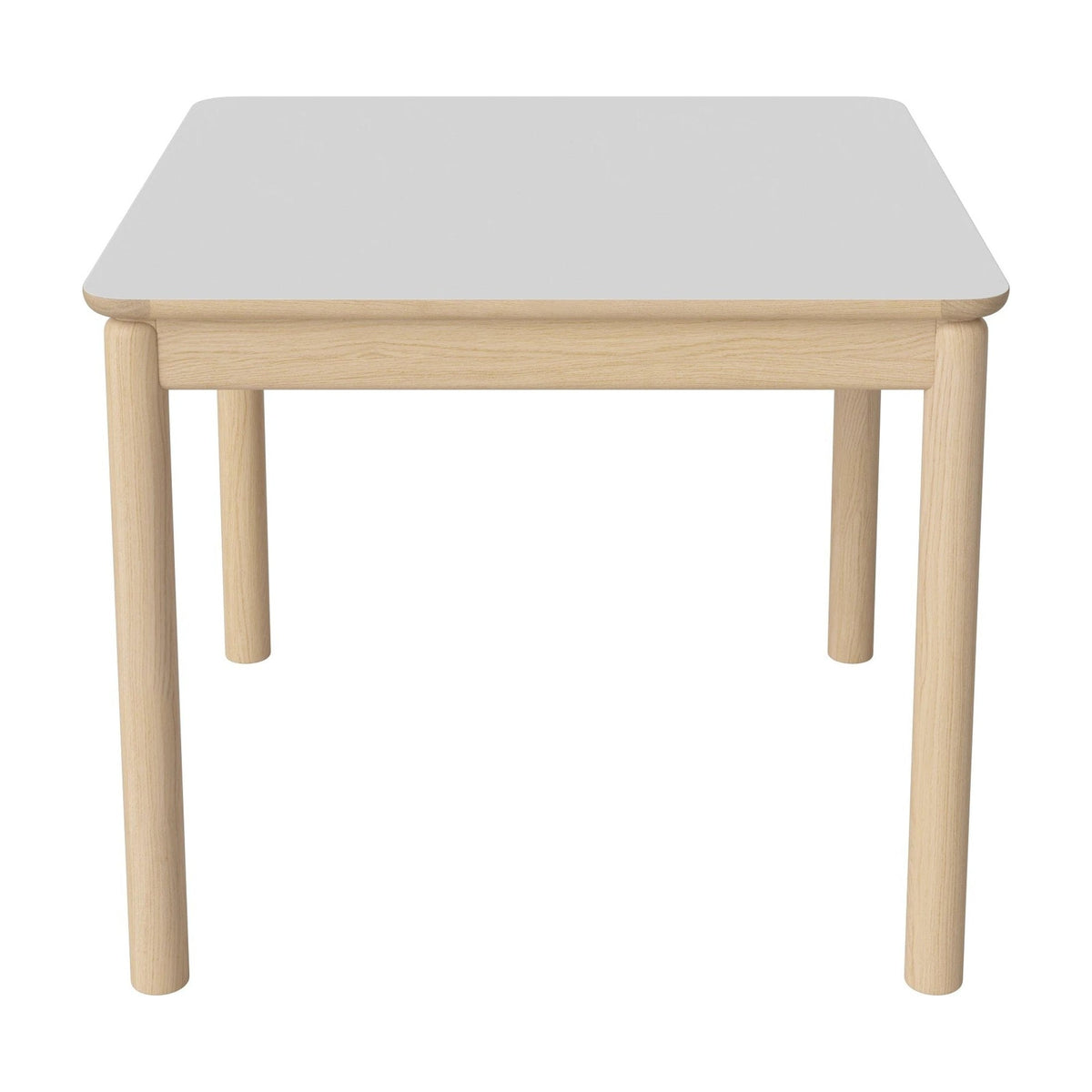 Bolia Ronya vierkante eettafel 90x90 cm wit fenix-laminaat, wit gepigmenteerd geolied eiken, 03-135-22_00021