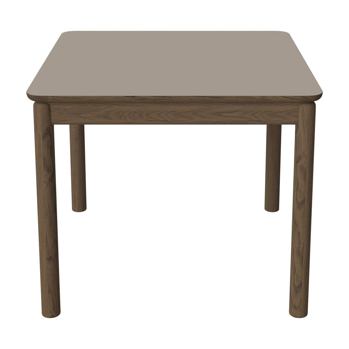 Bolia Ronya vierkante eettafel 90x90 cm grijsbruin fenix-laminaat, donker geolied eiken, 03-135-22_00026