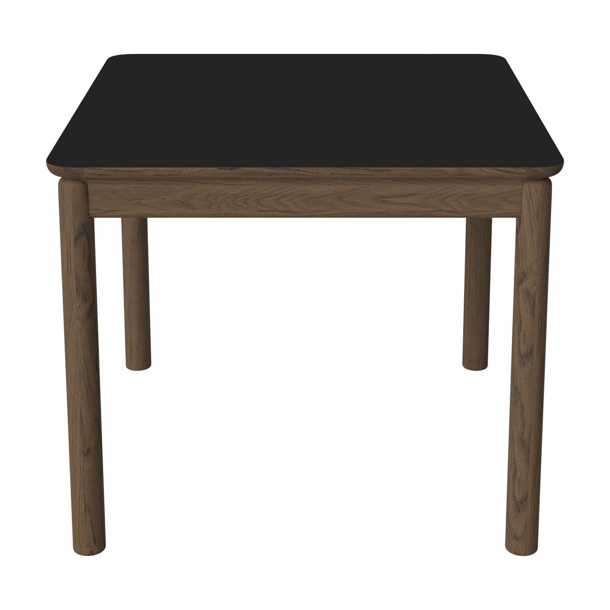 Bolia Ronya vierkante eettafel 90x90 cm zwart fenix-laminaat, donker geolied eiken, 03-135-22_00030
