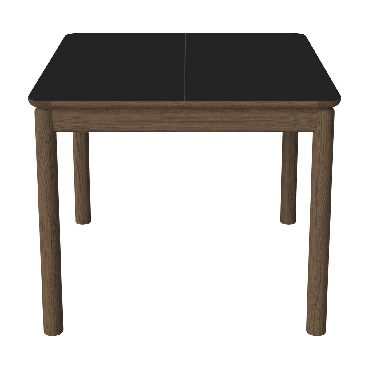 Bolia Ronya vierkante uitschuifbare eettafel 90x90 cm zwart fenix-laminaat, donker geolied eiken, 03-135-23_00015