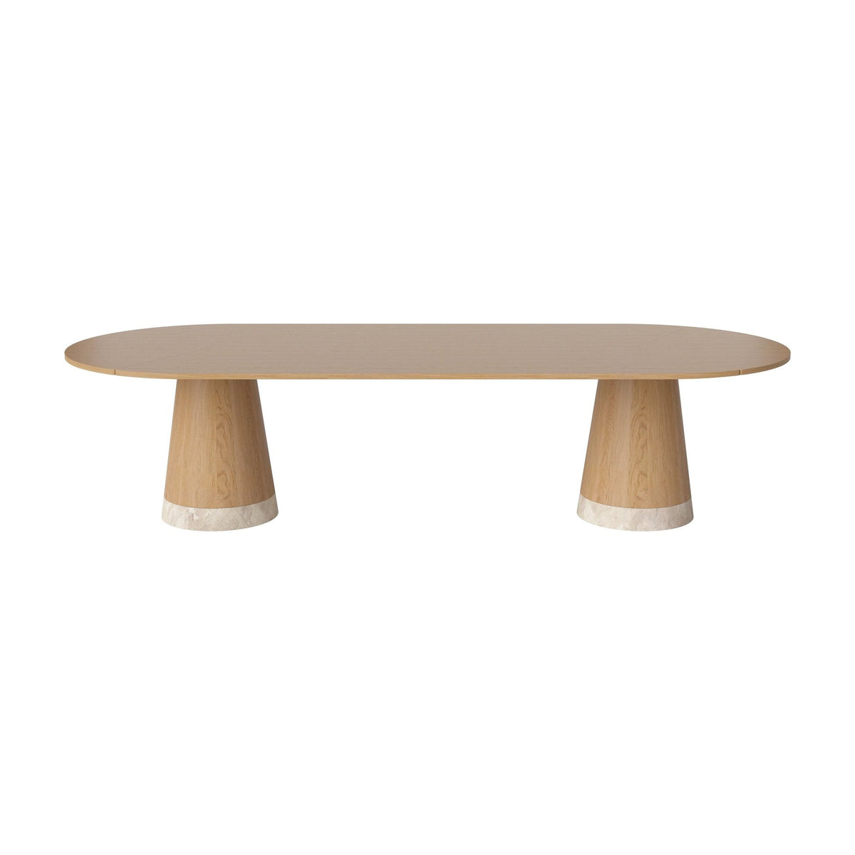 Bolia Piro grote eettafel 305x125 cm geolied eiken, geolied eiken, beige marmer, 03-138-10_00019
