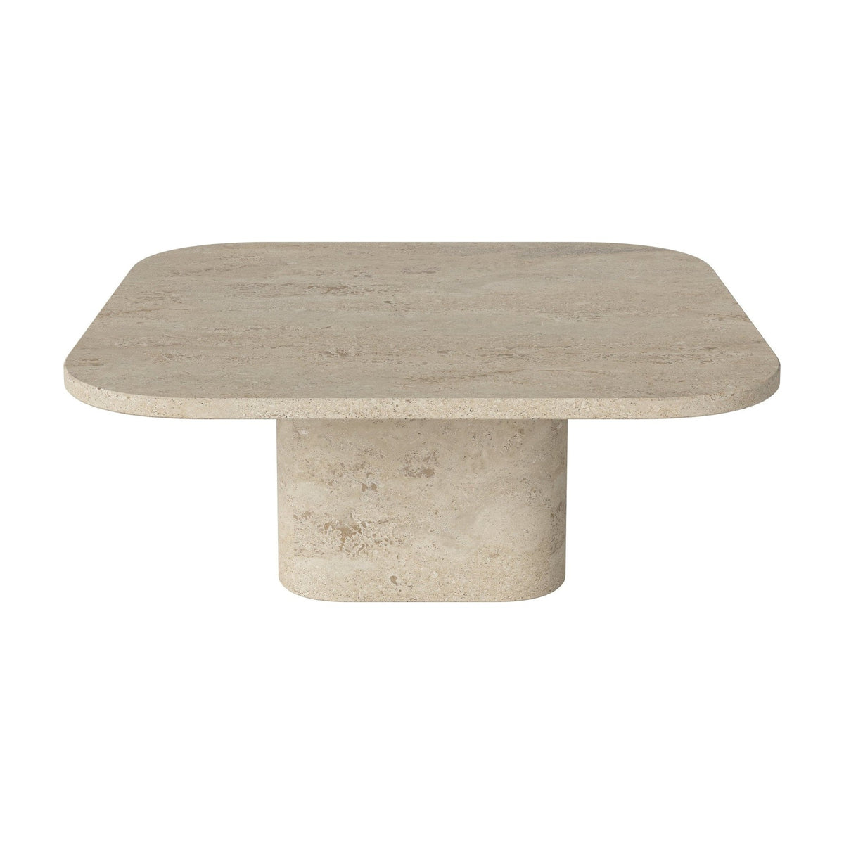 Bolia Eida salontafel vierkant 70x70 cm zandkleurig travertijn, 28 cm, 03-139-06_00001