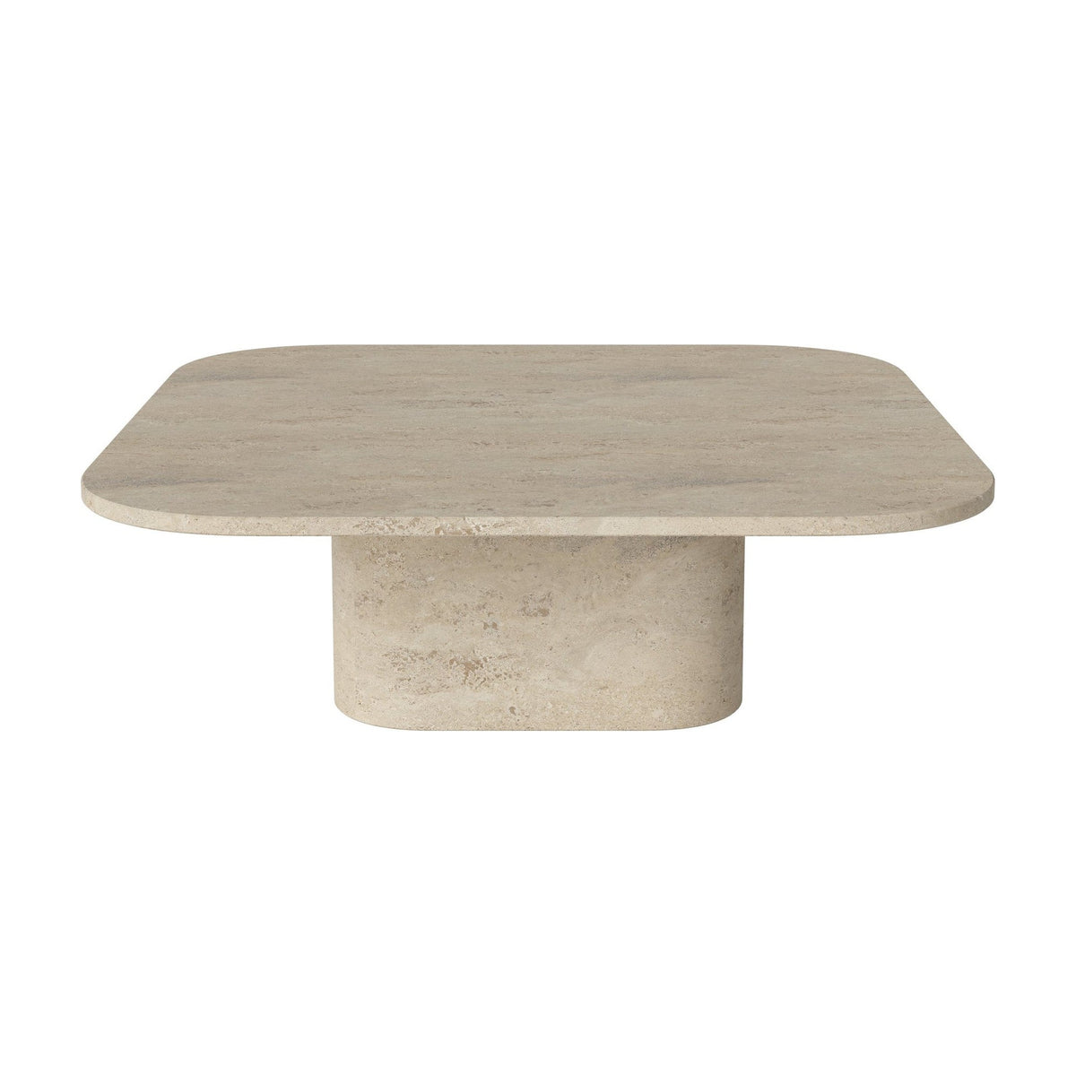 Bolia Eida salontafel vierkant 100x100 cm zandkleurig travertijn, 32 cm, 03-139-06_00009