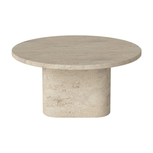 Bolia Eida salontafel rond Ø60 cm zandkleurig travertijn, 28 cm, 03-139-11_00001