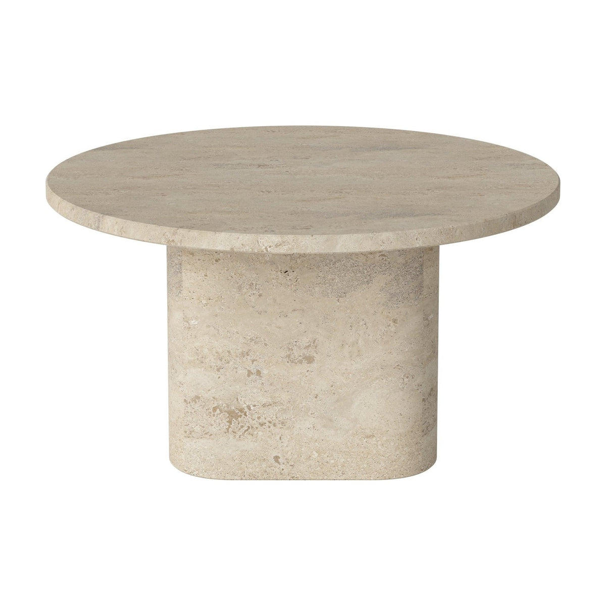 Bolia Eida salontafel rond Ø60 cm zandkleurig travertijn, 32 cm, 03-139-11_00002