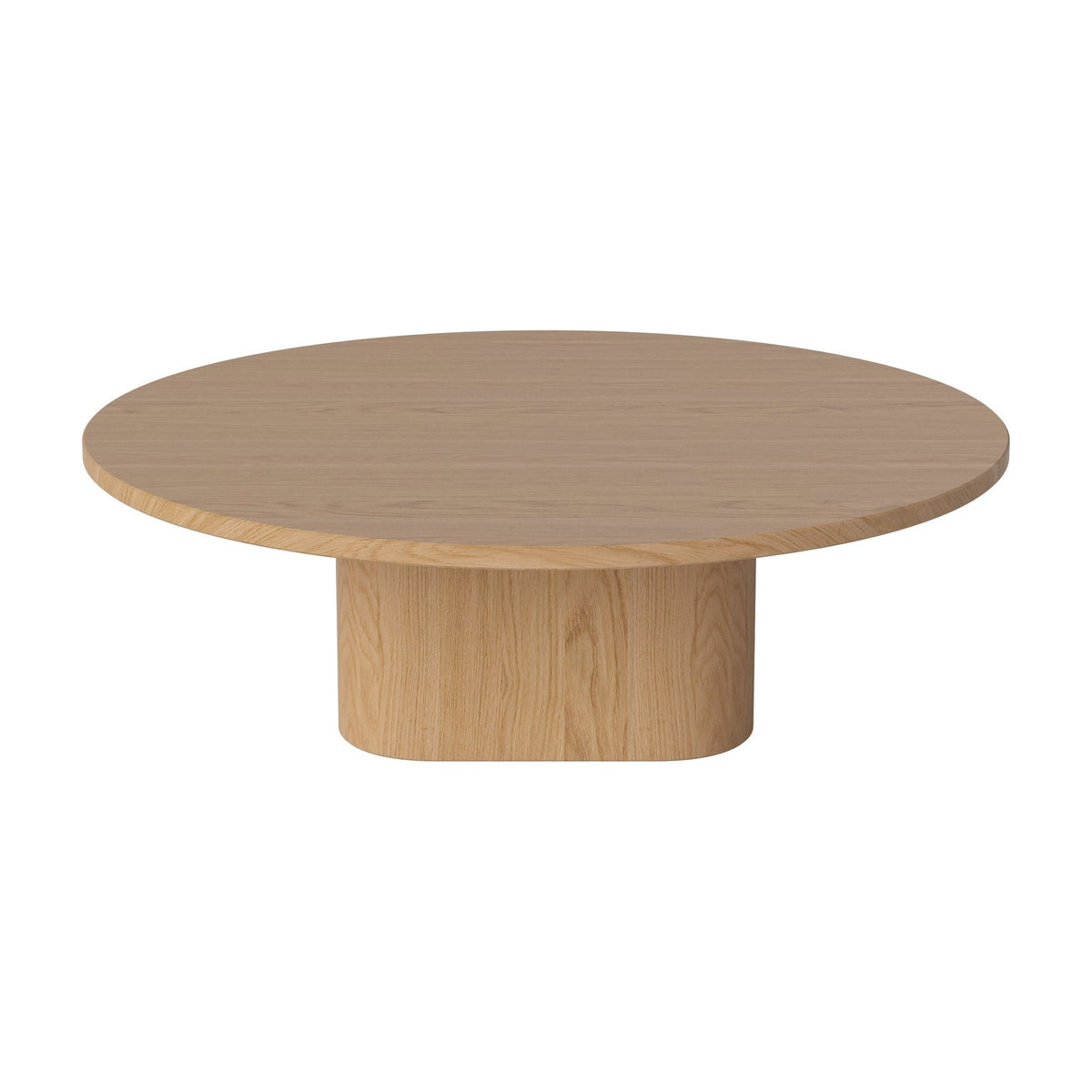 Bolia Eida houten salontafel rond Ø90 cm geolied eiken, 28 cm, 03-139-15_00001
