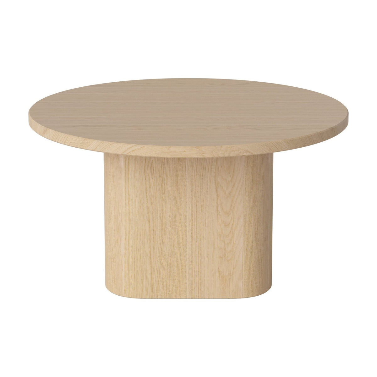Bolia Eida houten salontafel rond Ø60 cm wit gepigmenteerd geolied eiken, 32 cm, 03-139-15_00010
