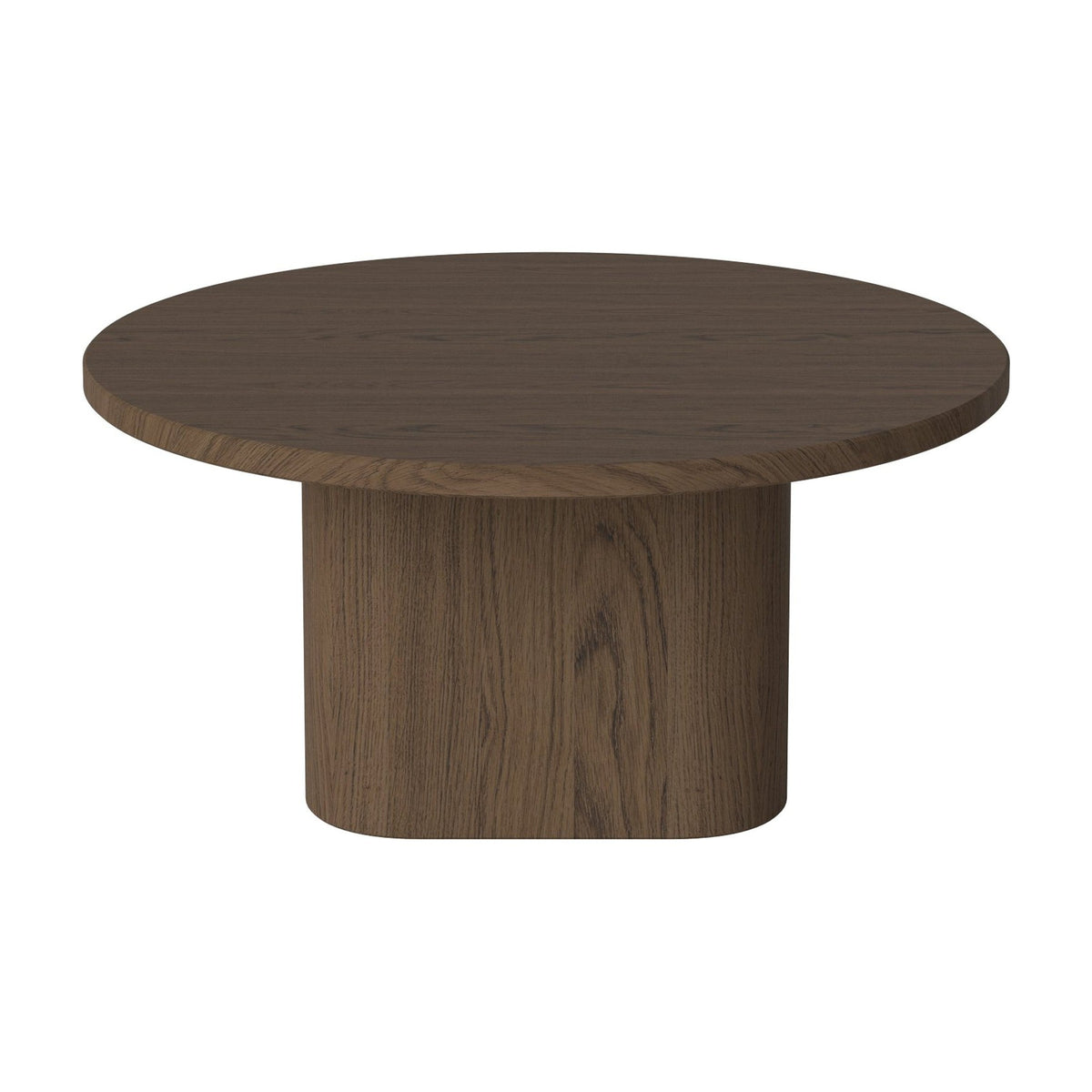 Bolia Eida houten salontafel rond Ø60 cm donker geolied eiken, 28 cm, 03-139-15_00011