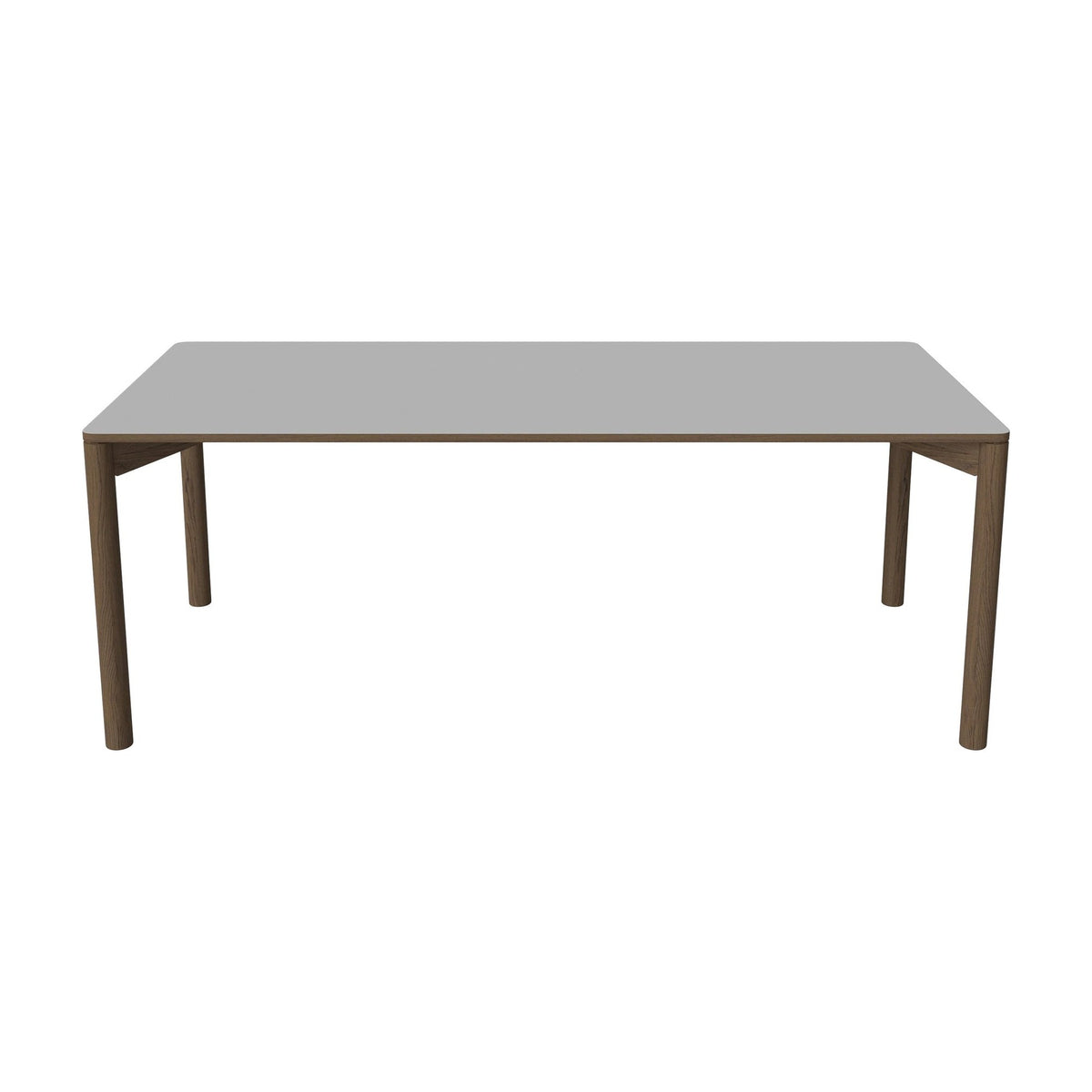 Bolia Pana uitschuifbare eettafel 200x90 cm lichtgrijs fenix-laminaat, donker geolied eiken, 03-140-25_00019