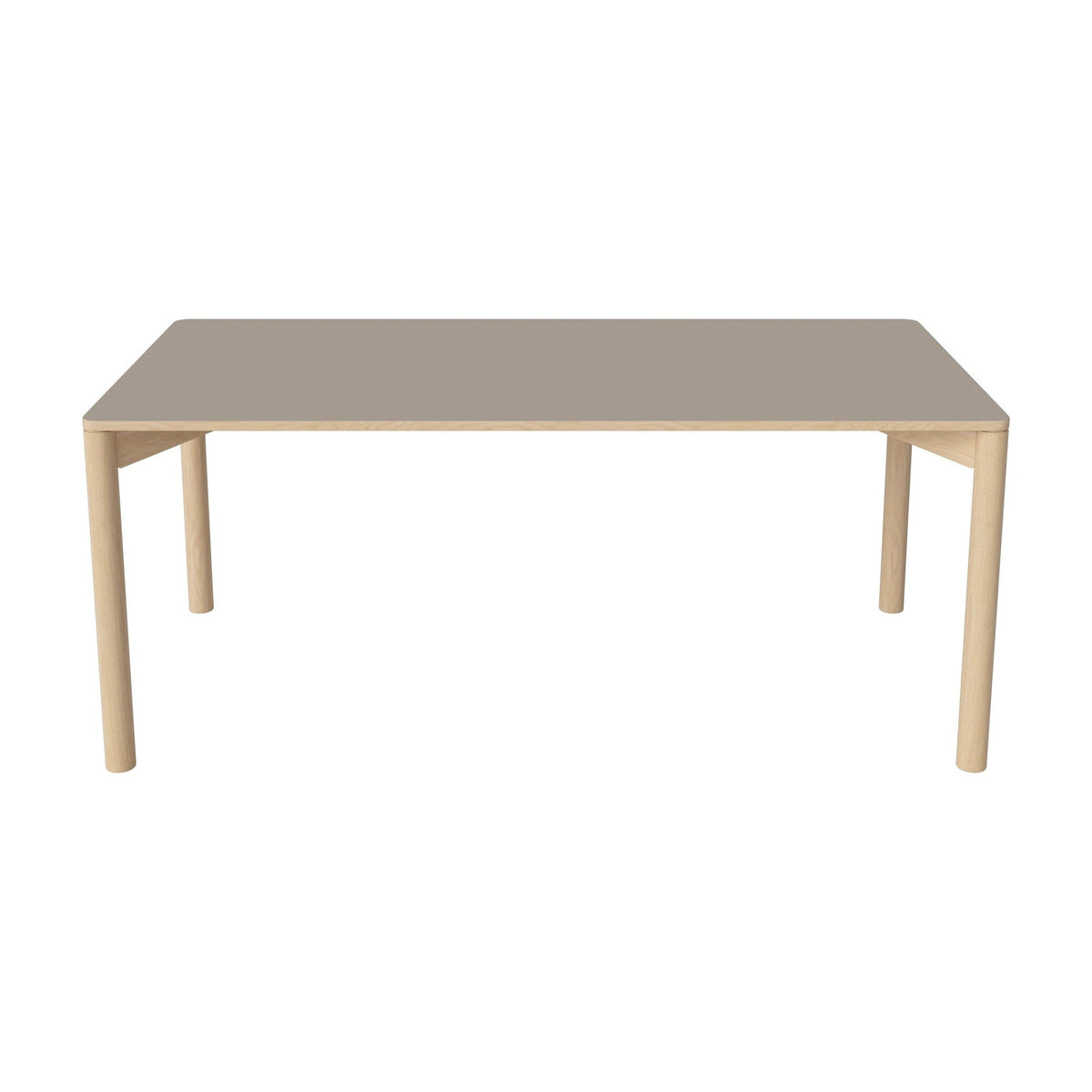 Bolia Pana uitschuifbare eettafel 180x90 cm grijsbruin fenix-laminaat, wit gepigmenteerd geolied eiken, 03-140-25_00075
