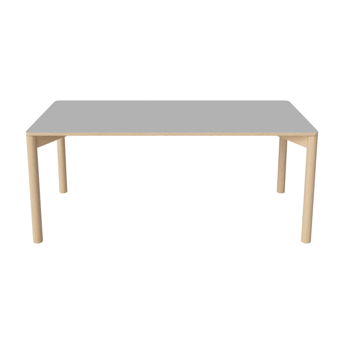 Bolia Pana uitschuifbare eettafel 180x90 cm lichtgrijs fenix-laminaat, wit gepigmenteerd geolied eiken, 03-140-25_00076