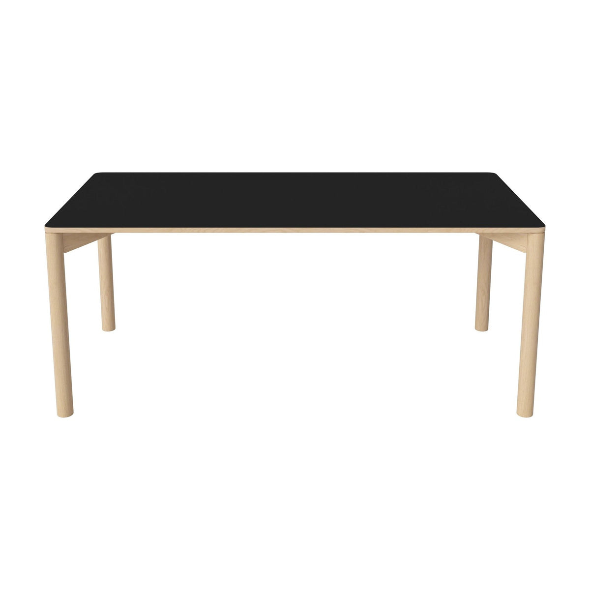 Bolia Pana uitschuifbare eettafel 180x90 cm zwart fenix-laminaat, wit gepigmenteerd geolied eiken, 03-140-25_00077