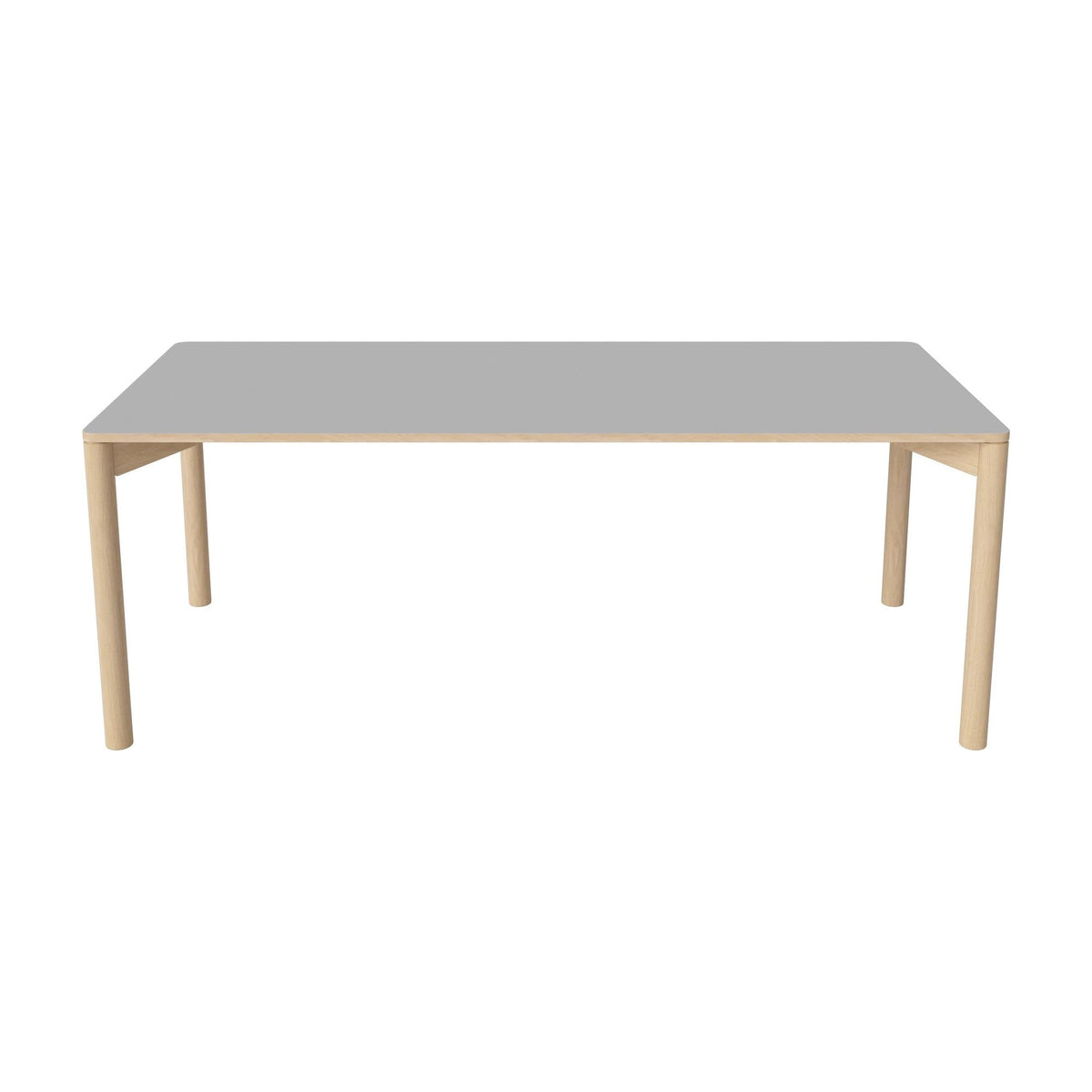 Bolia Pana uitschuifbare eettafel 200x90 cm lichtgrijs fenix-laminaat, wit gepigmenteerd geolied eiken, 03-140-25_00084