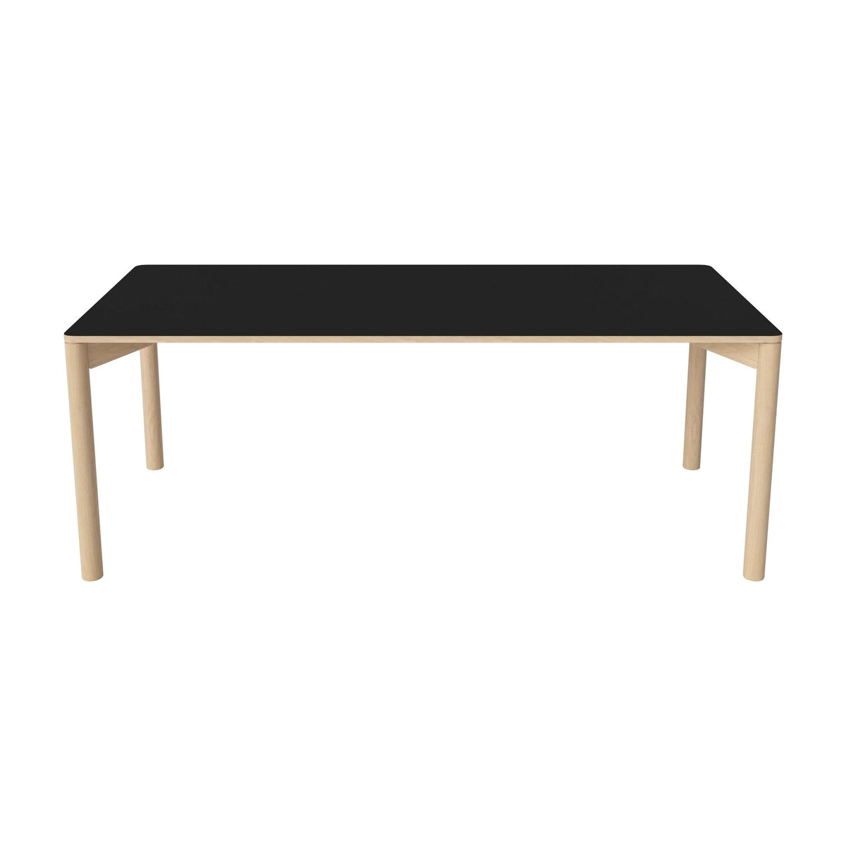 Bolia Pana uitschuifbare eettafel 200x90 cm zwart fenix-laminaat, wit gepigmenteerd geolied eiken, 03-140-25_00085