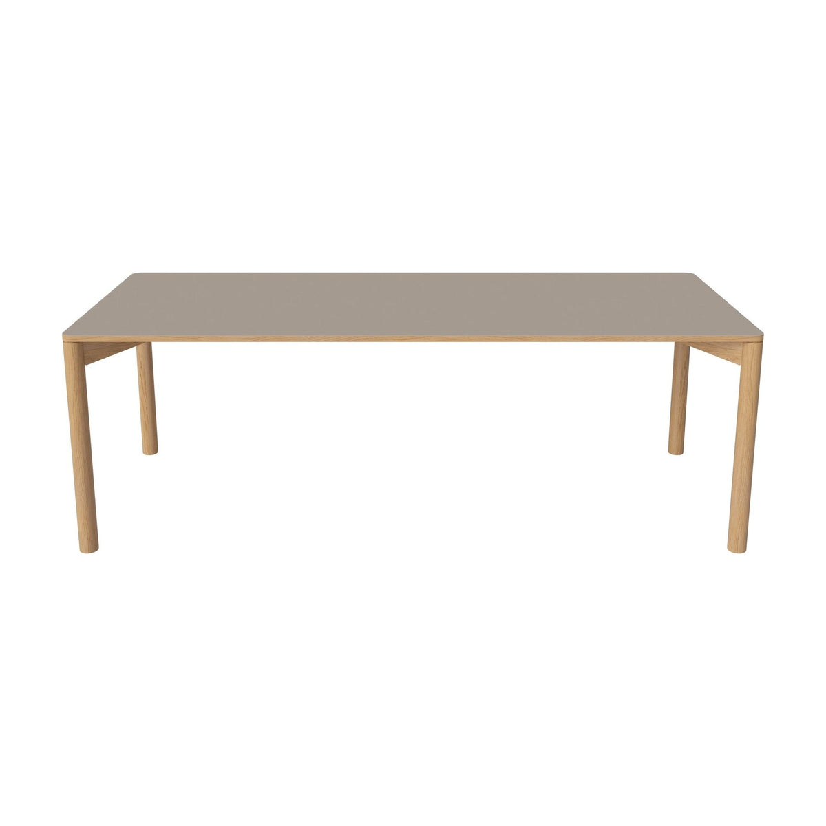 Bolia Pana uitschuifbare eettafel 220x90 cm grijsbruin fenix-laminaat, geolied eiken, 03-140-25_00090