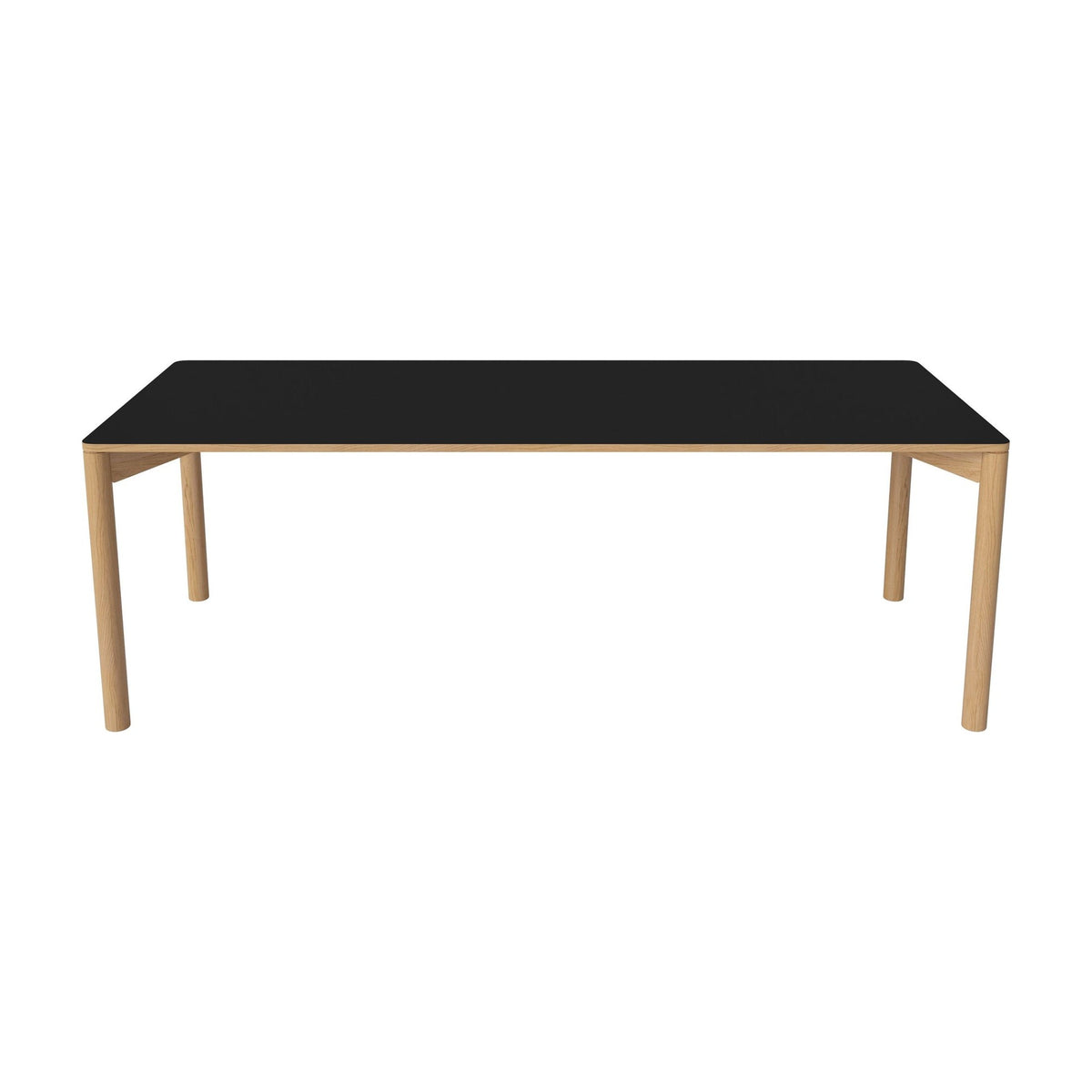 Bolia Pana uitschuifbare eettafel 220x90 cm zwart fenix-laminaat, geolied eiken, 03-140-25_00093