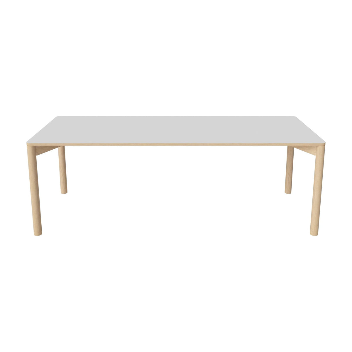 Bolia Pana uitschuifbare eettafel 220x90 cm wit fenix-laminaat, wit gepigmenteerd geolied eiken, 03-140-25_00096