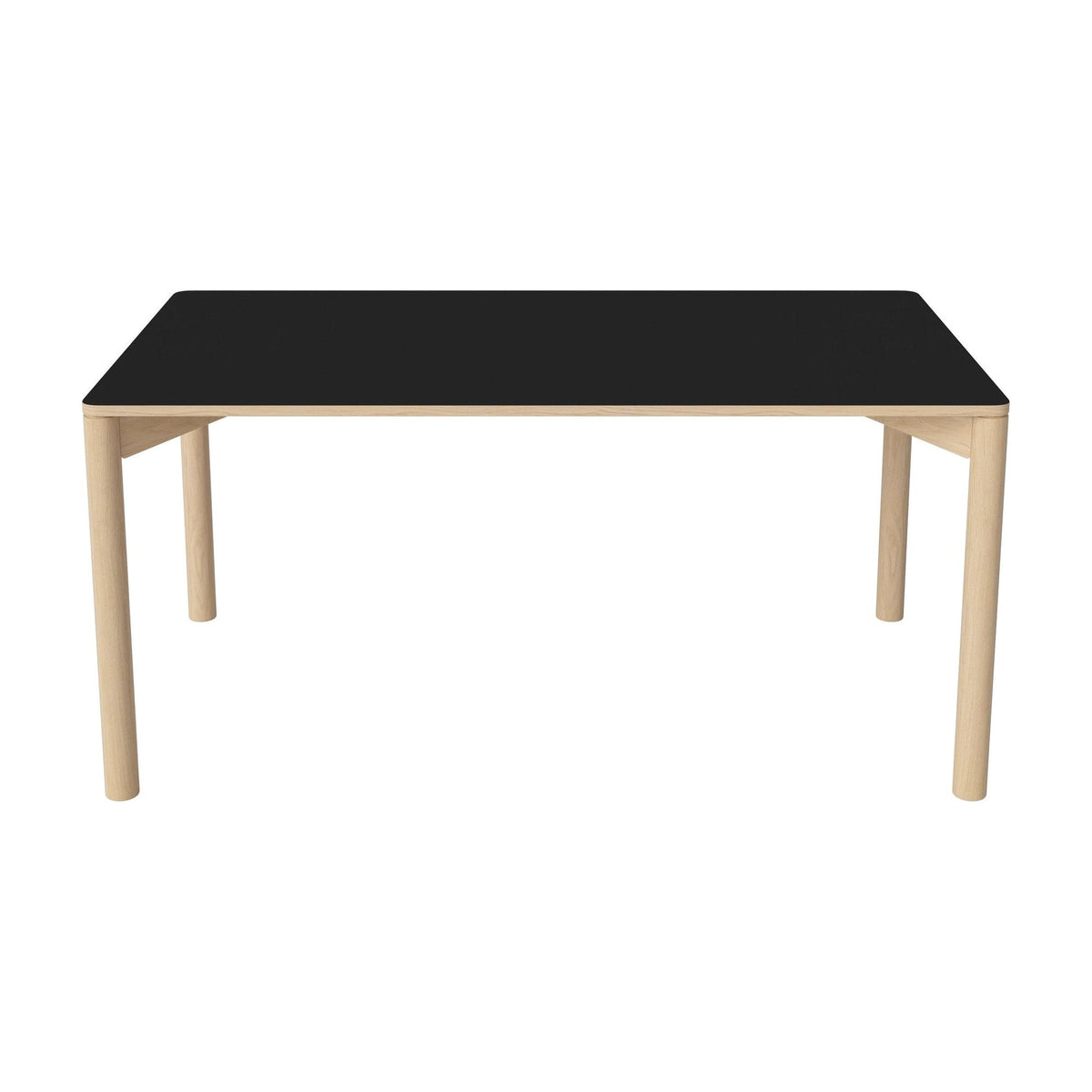Bolia Pana eettafel 160x90 cm zwart fenix-laminaat, wit gepigmenteerd geolied eiken, 03-140-26_00016